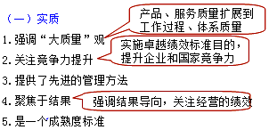 李娜監(jiān)理《質(zhì)量控制》考點(diǎn)分析：卓越績效管理模式