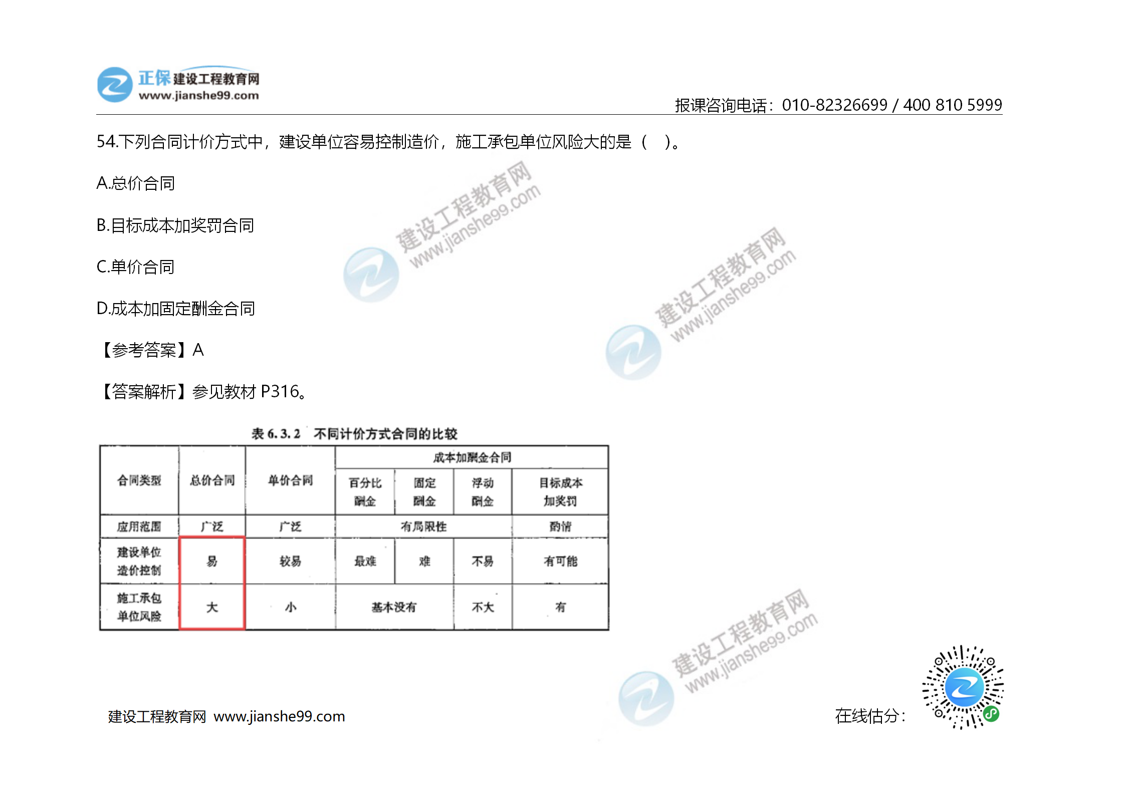 2020年《建設工程造價管理》試題答案及解析_37