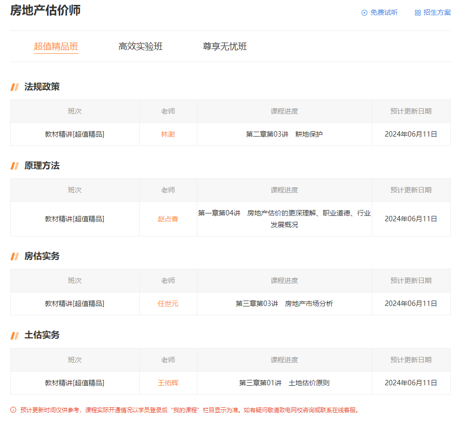 房估精講班