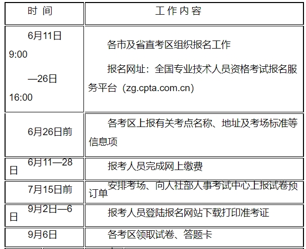 一級建造師考試時間